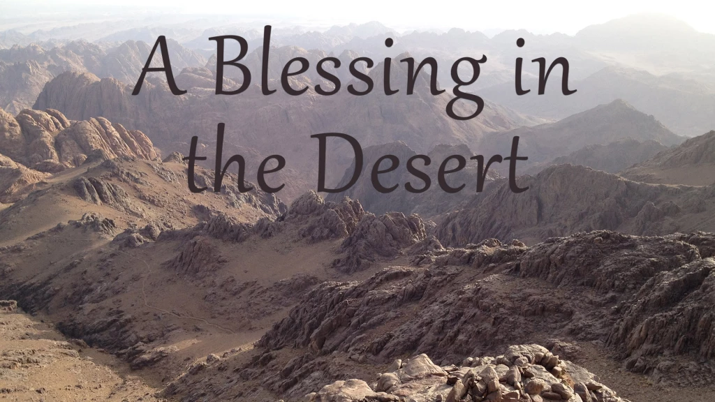 A Blessing In The Desert