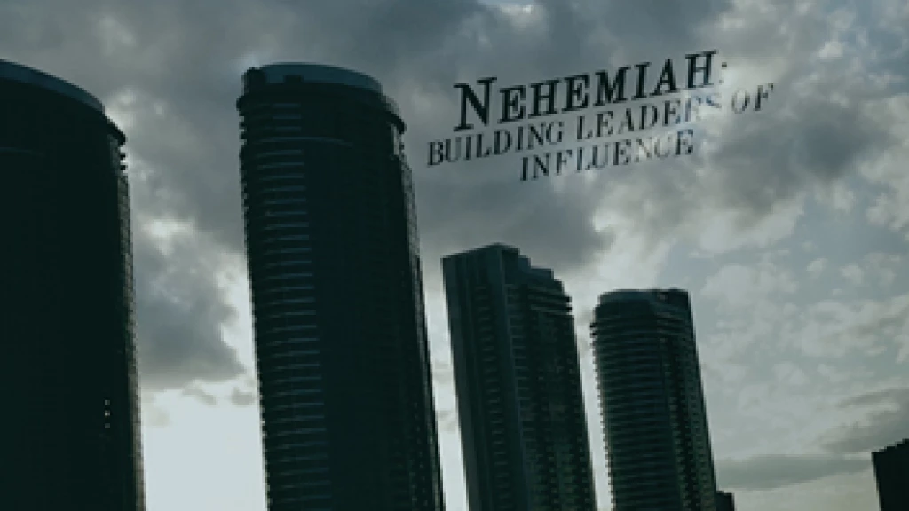 Nehemiah: Building Leaders Of Influence